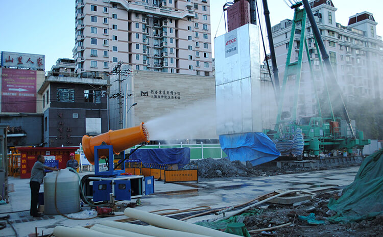 建筑工地除塵霧炮機-工地霧炮機價格